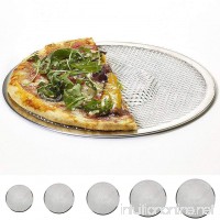 Non-Stick Pizza Tray  6"-14'' Aluminium Flat Mesh Pizza Screen Oven Baking Tray Net Bakeware Cookware(6 inch) - B07D4KMPZZ